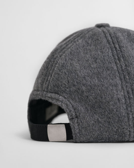 Lustrous Melton Cap