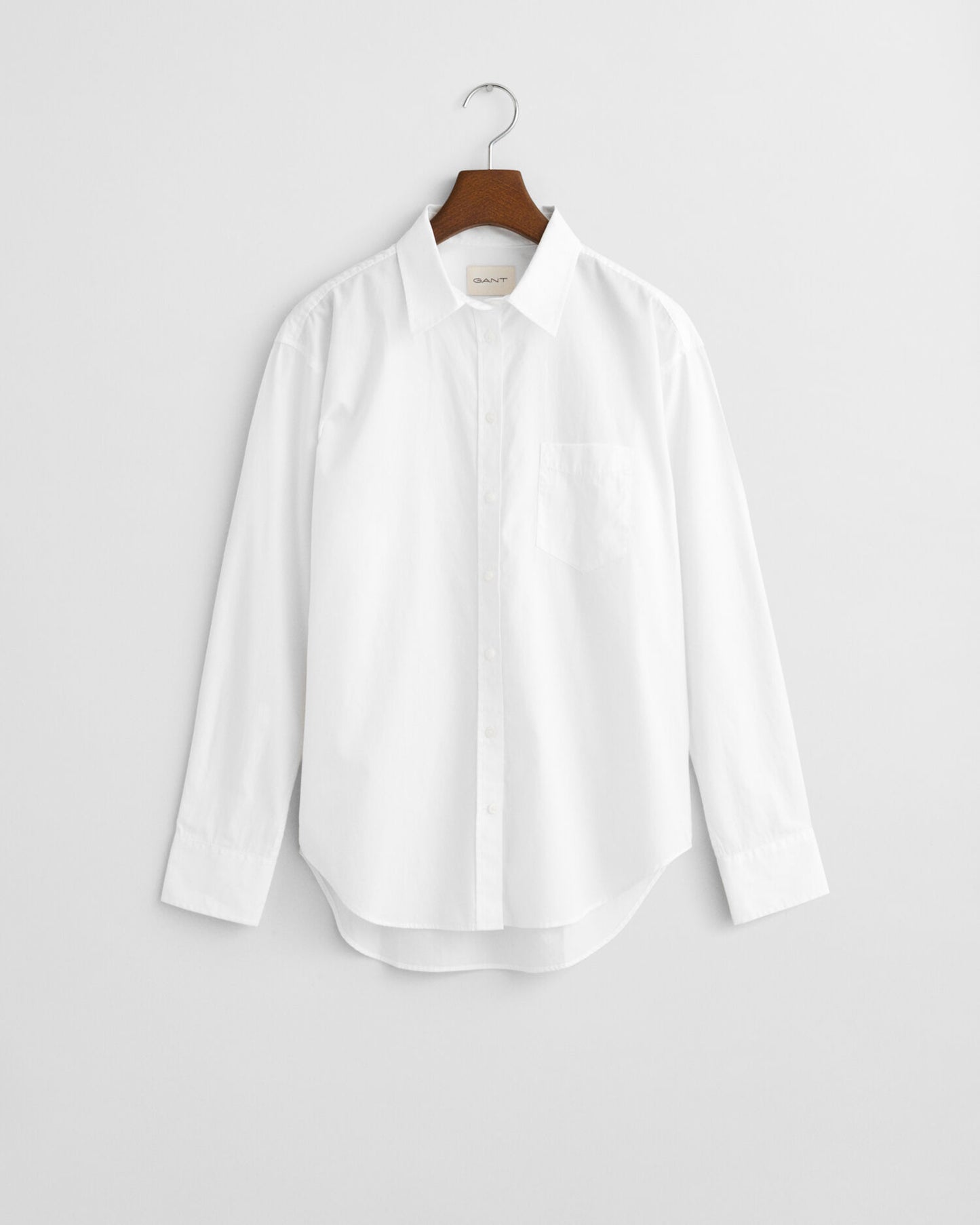 Relaxed Fit Hemd aus klassischem Popeline