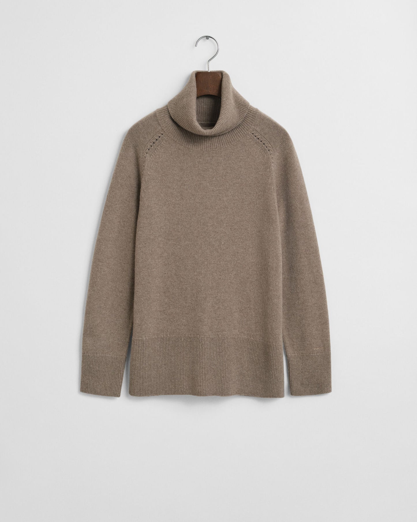 Pull col roulé en doux mélange laine et cachemire