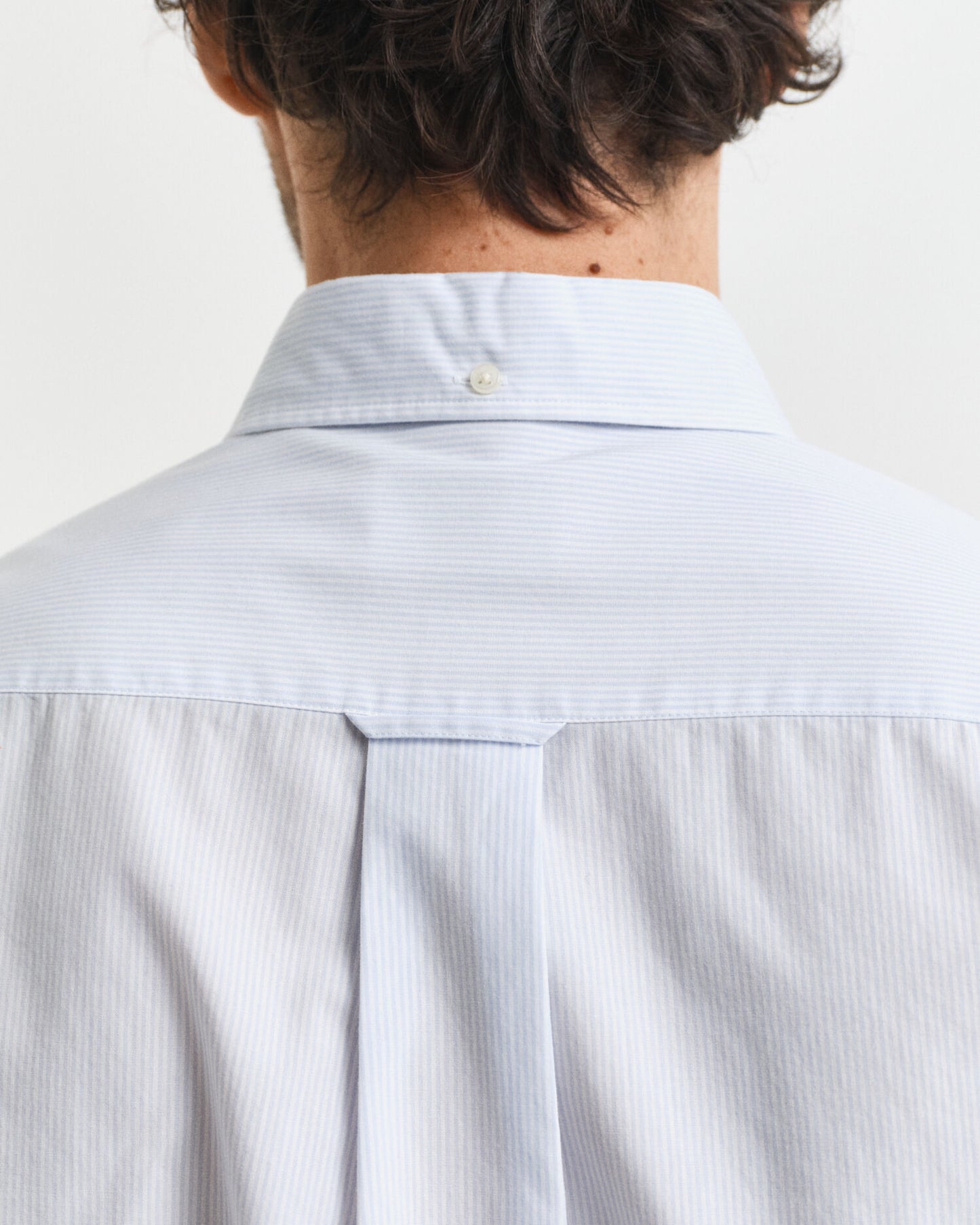 Chemise Popeline Classique Rayée Coupe Droite