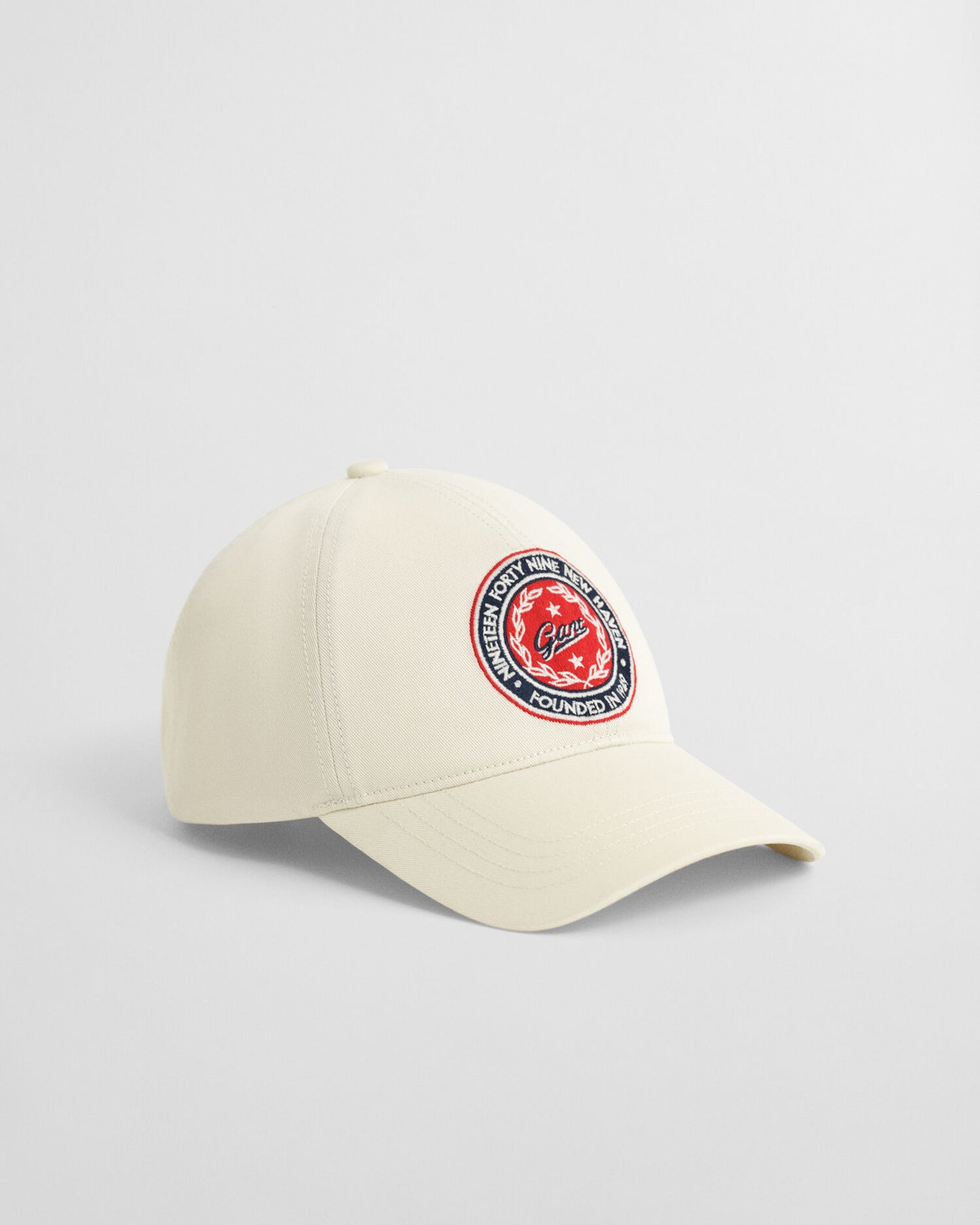 Casquette en twill de coton à motif