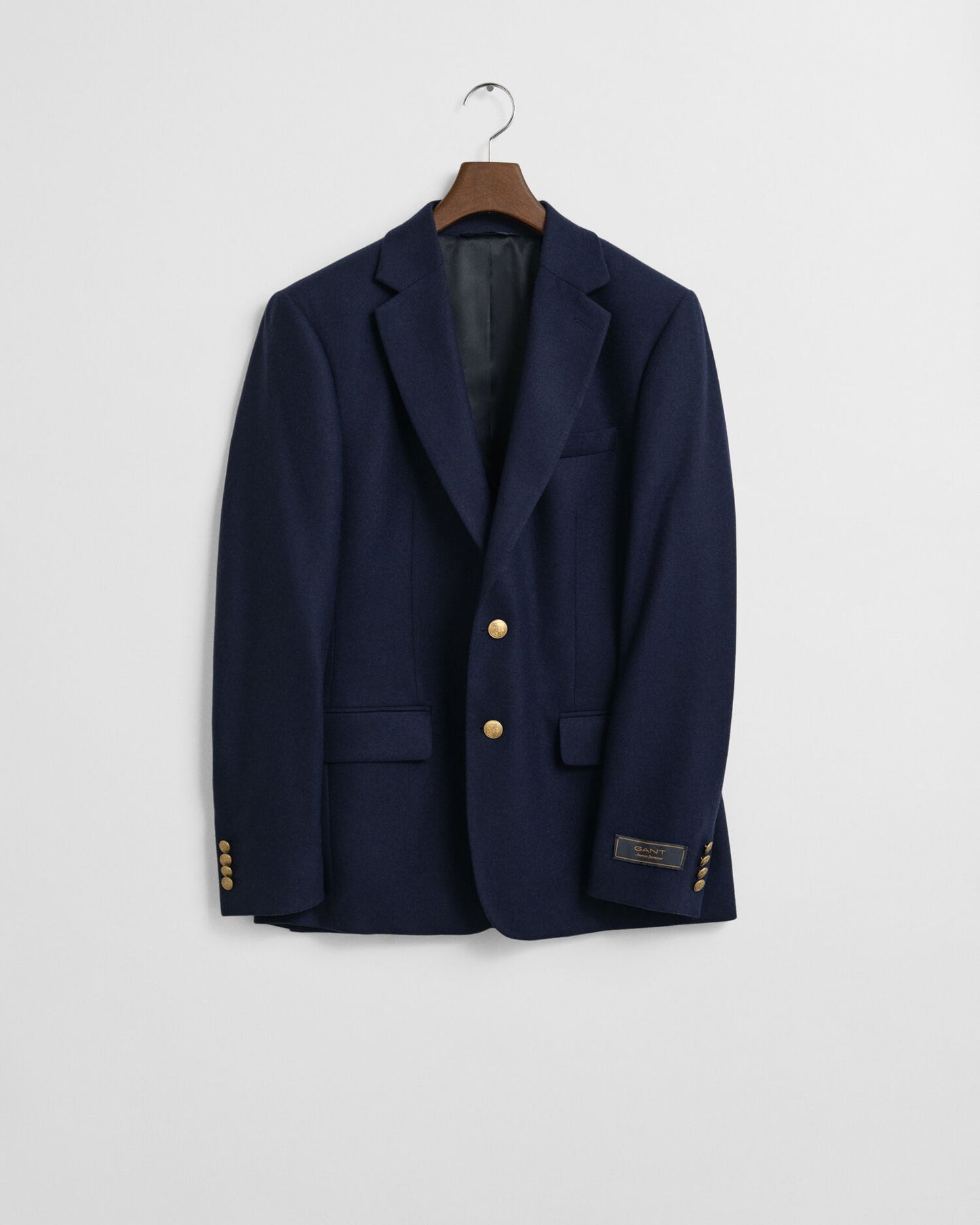 Blazer en flanelle de laine coupe ajustée