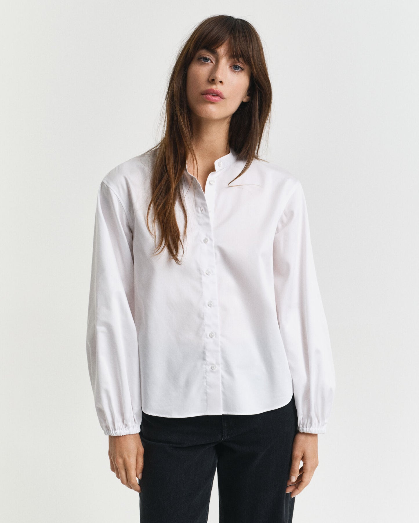 Bluse aus Baumwollsatin