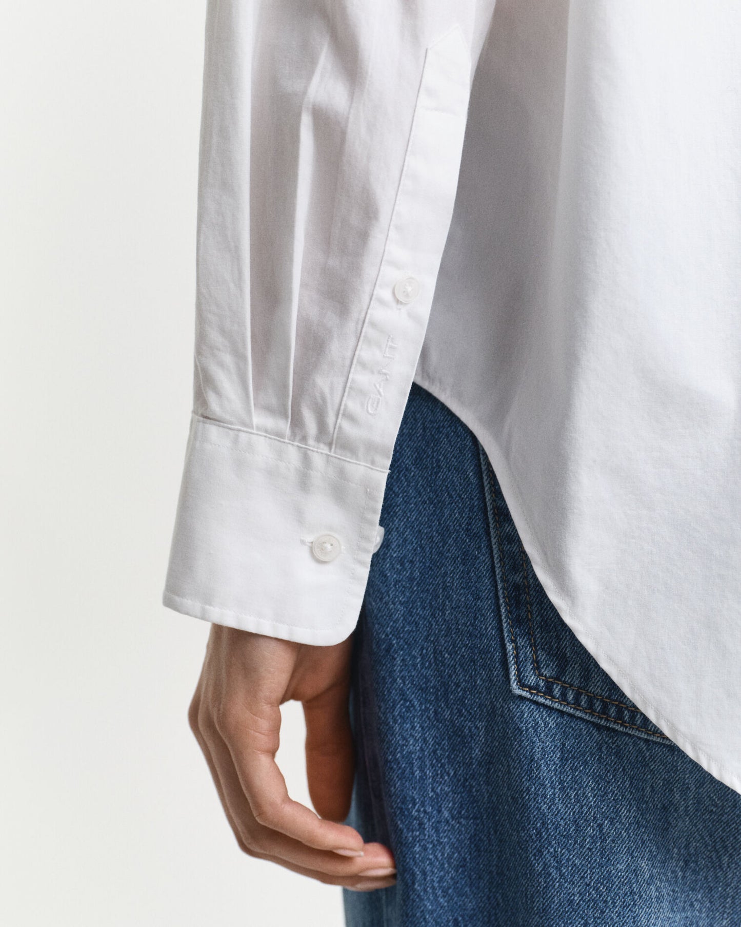 Relaxed Fit Hemd aus klassischem Popeline