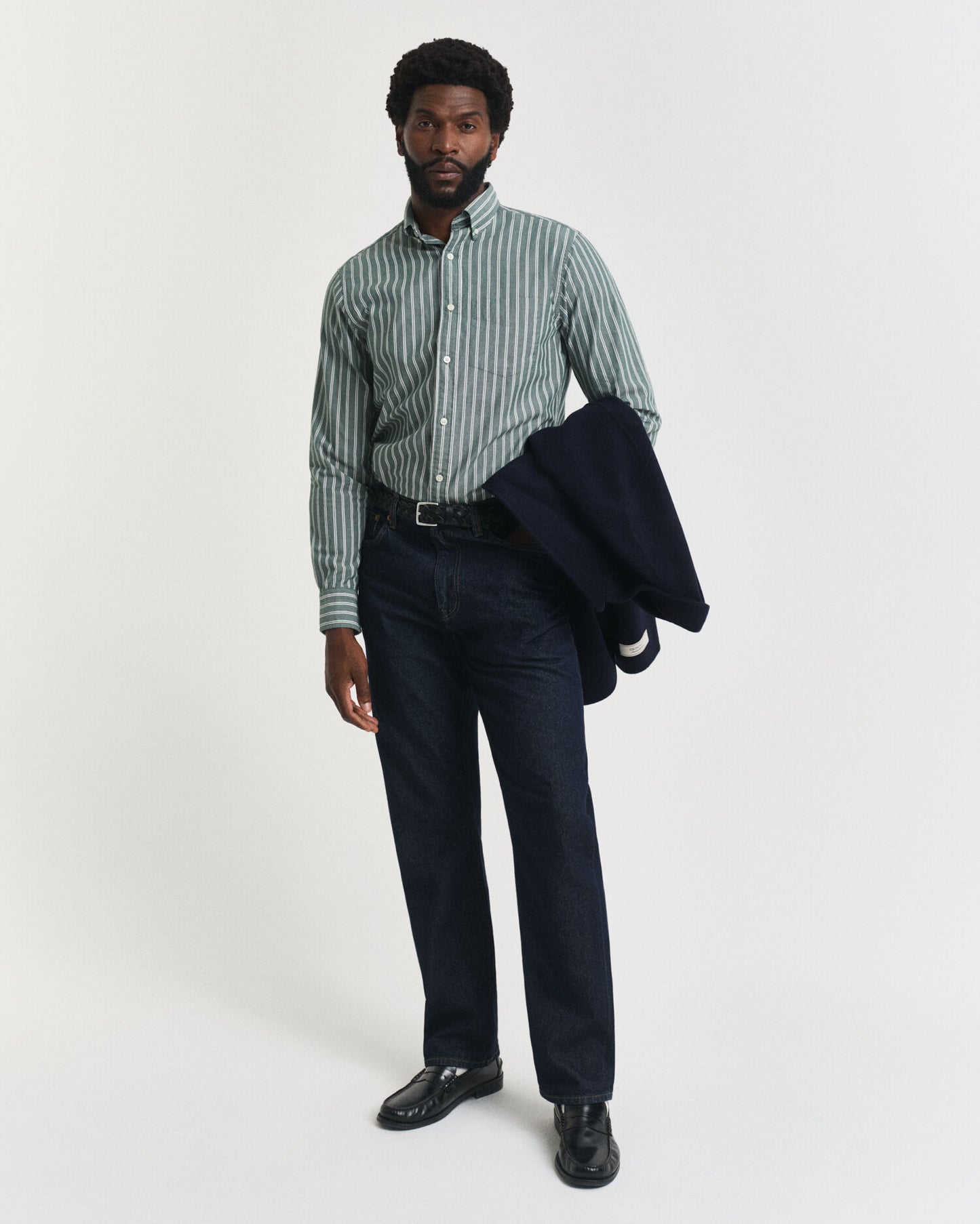 Chemise popeline rayée coupe droite Archive