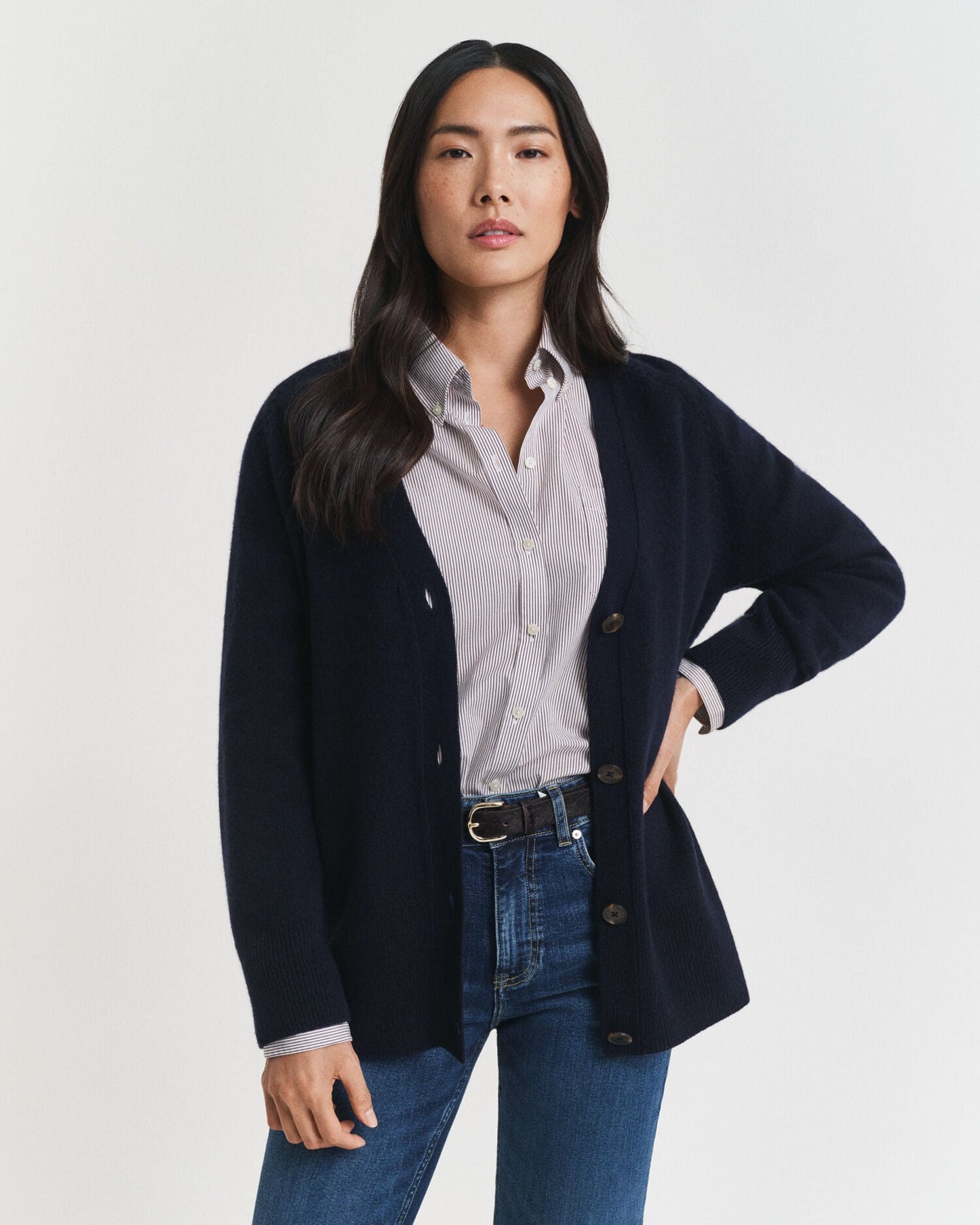 Cardigan en mélange laine et cachemire