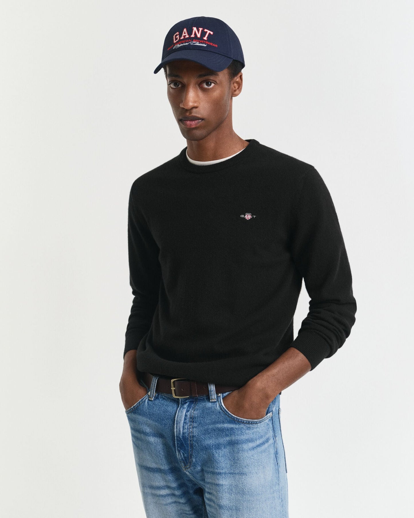 Pull ras du cou en laine d'agneau superfine