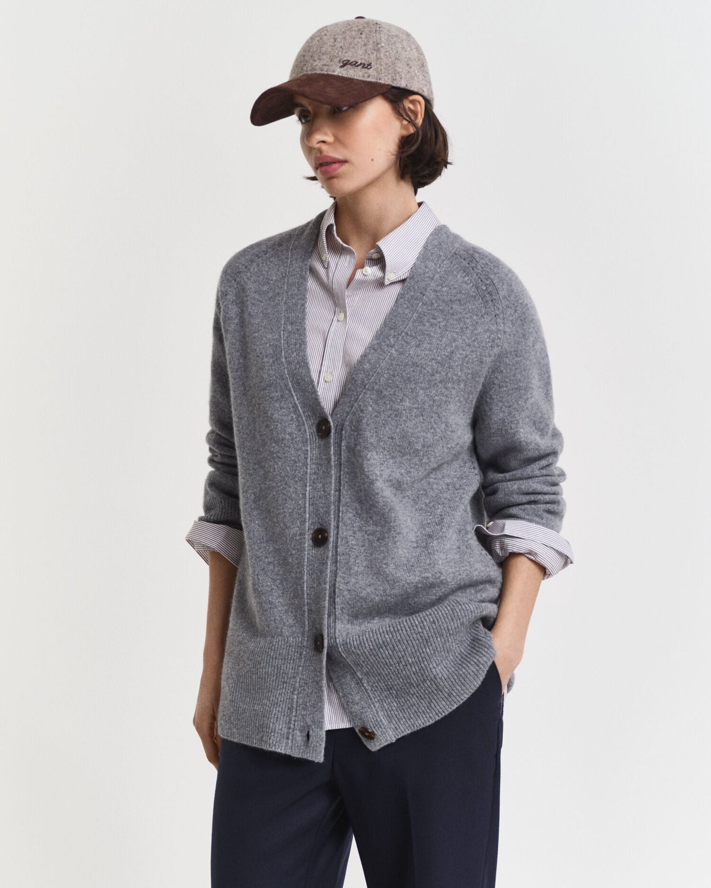 Cardigan en mélange laine et cachemire