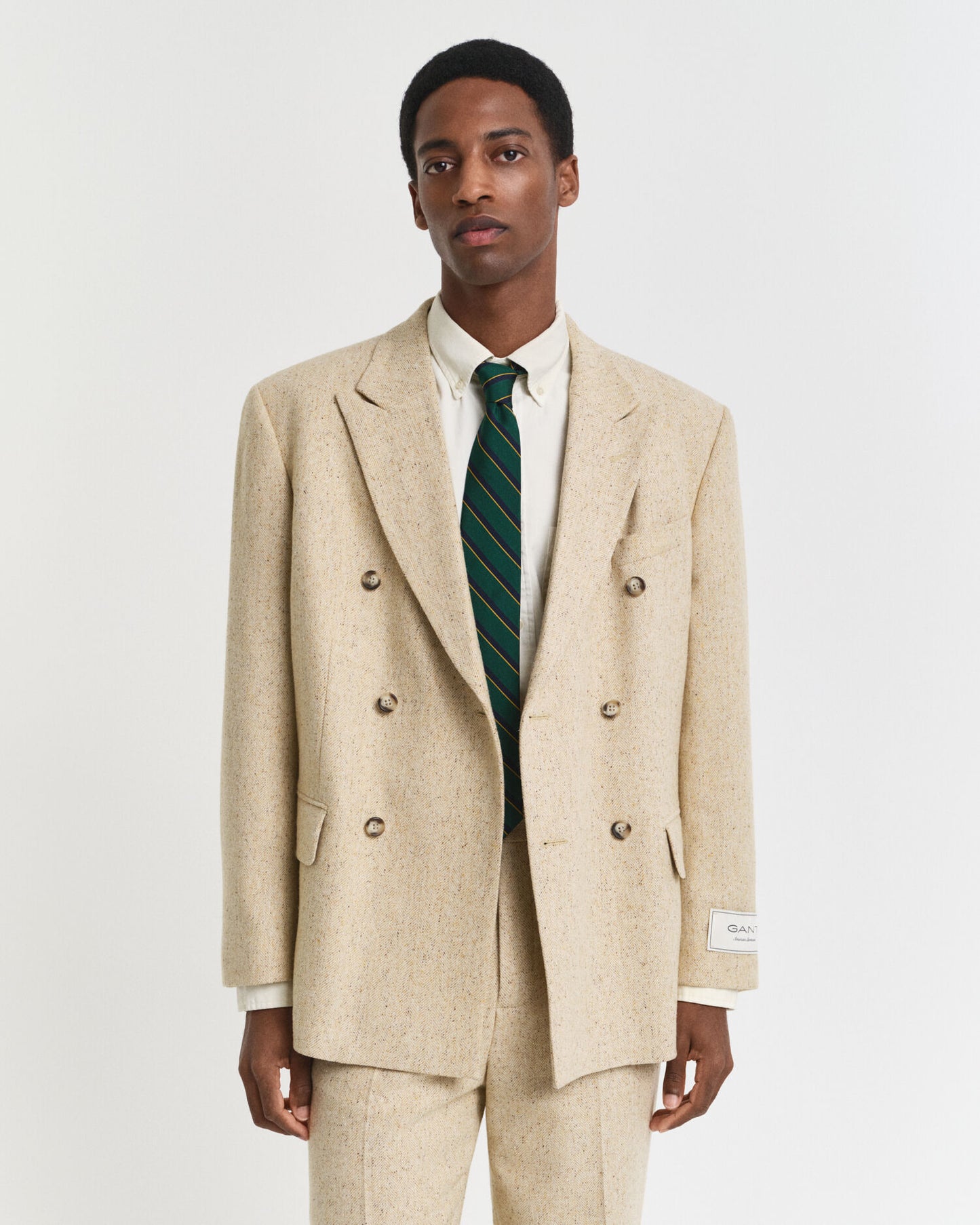 Veste de costume à chevrons Nepps coupe décontractée