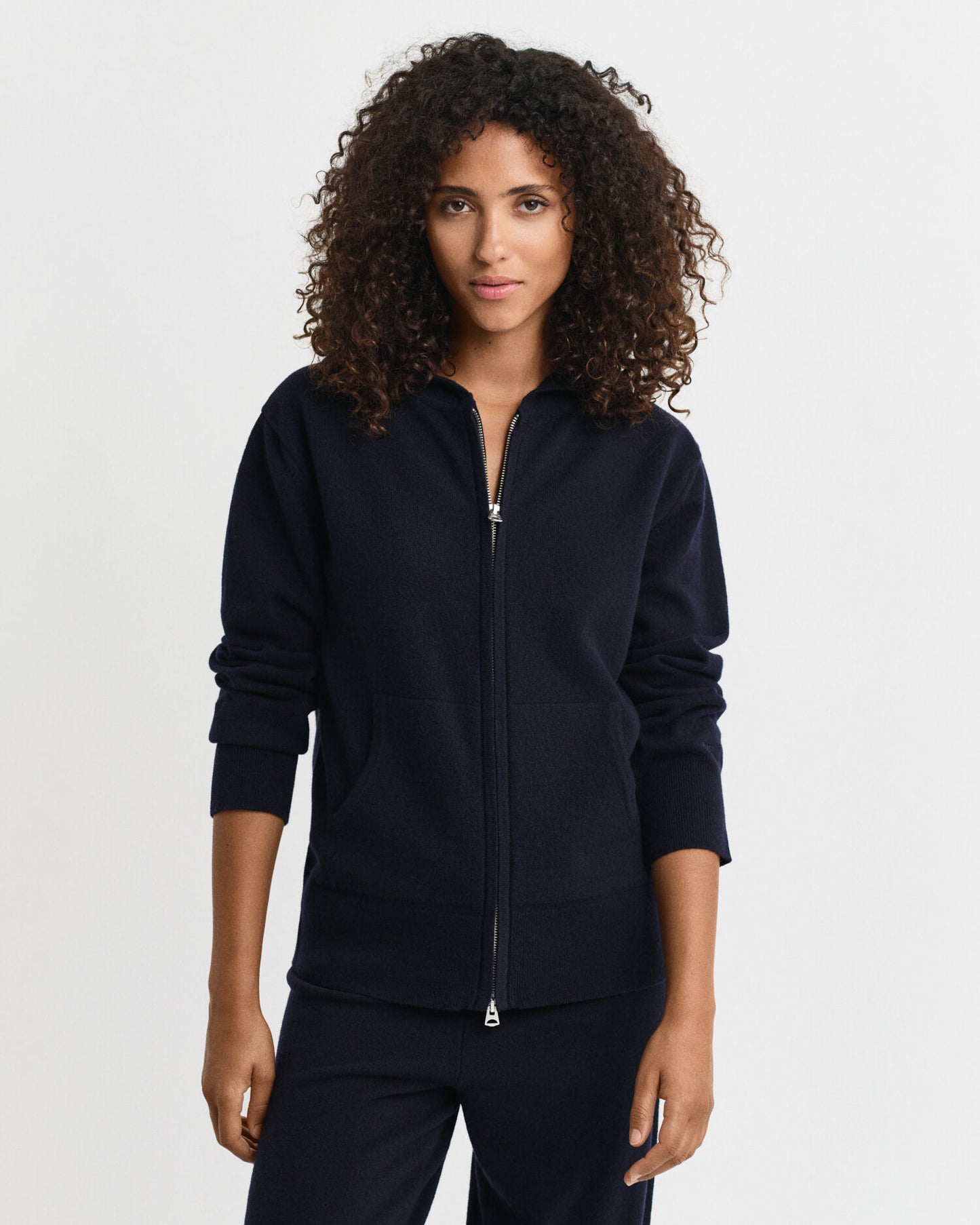 Superfine Lambswool Zip Hoodie