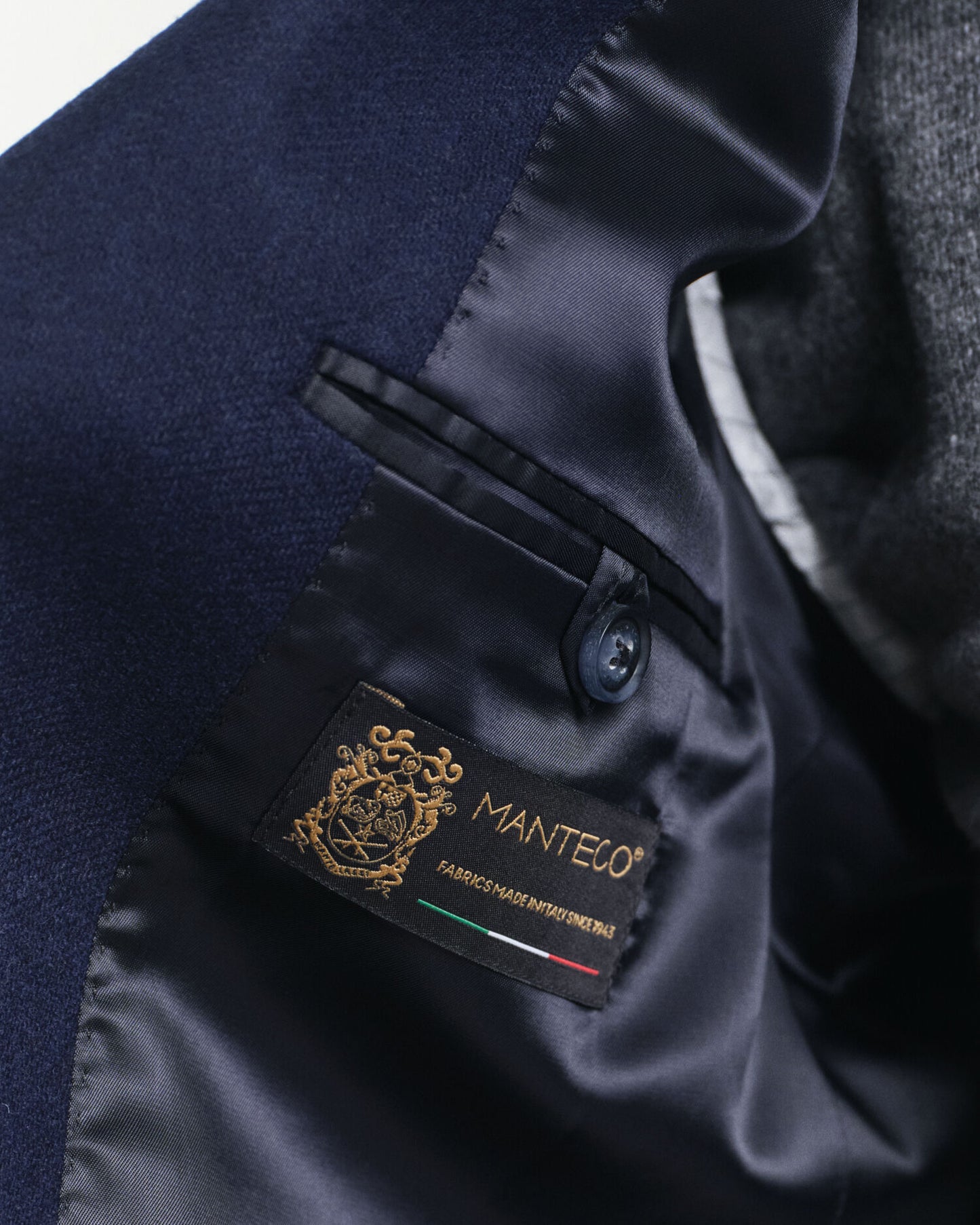 Blazer en flanelle de laine coupe ajustée