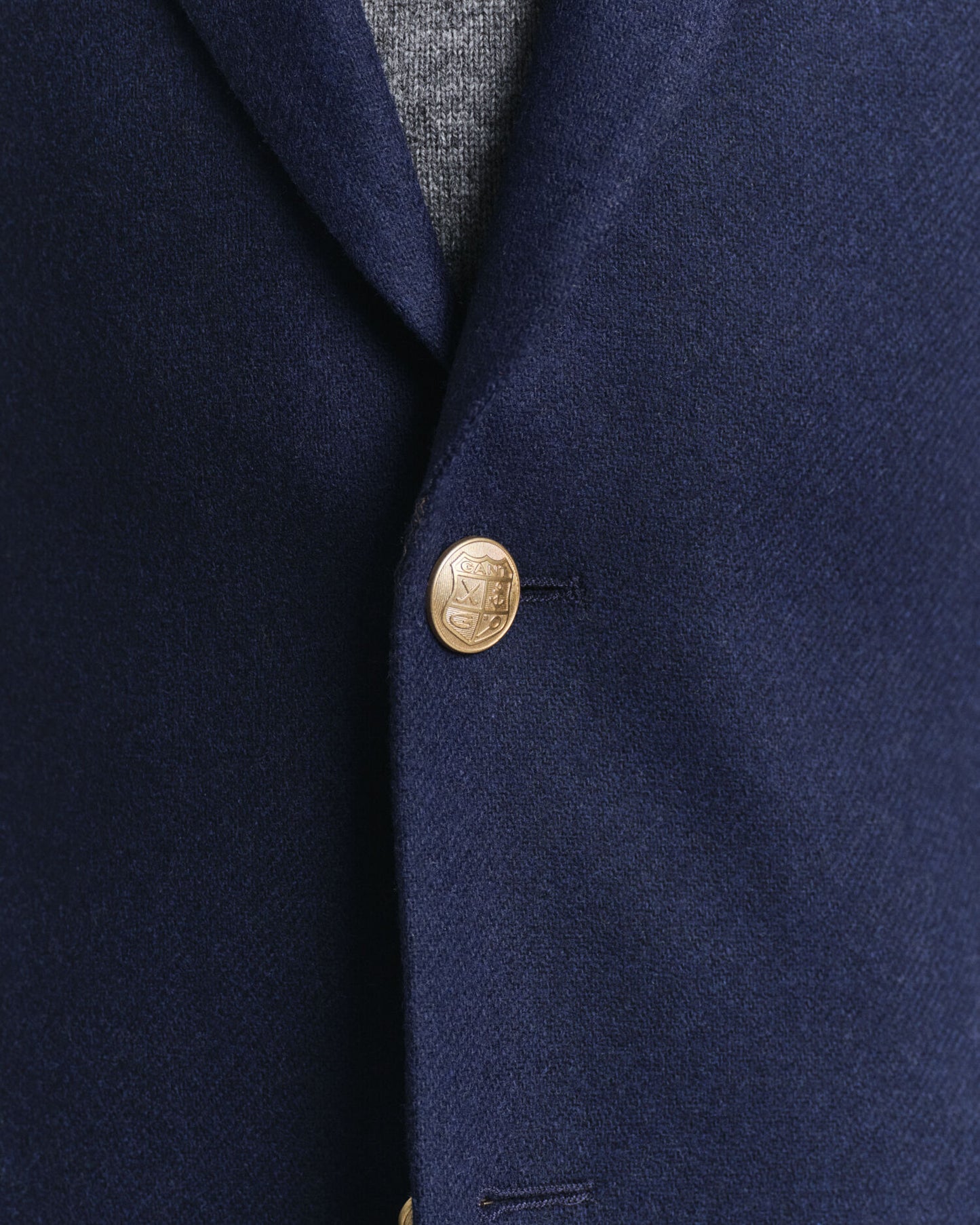 Blazer en flanelle de laine coupe ajustée