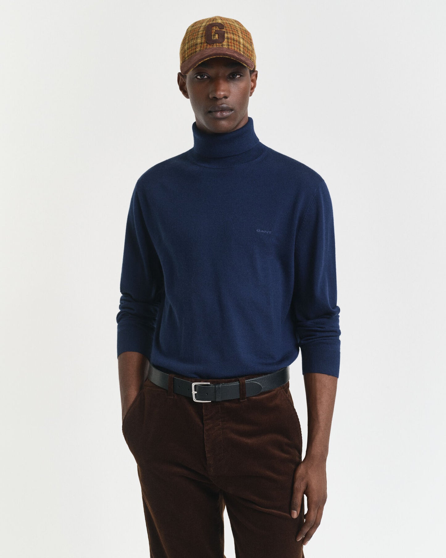 Rollkragenpullover aus extrafeiner Merinowolle