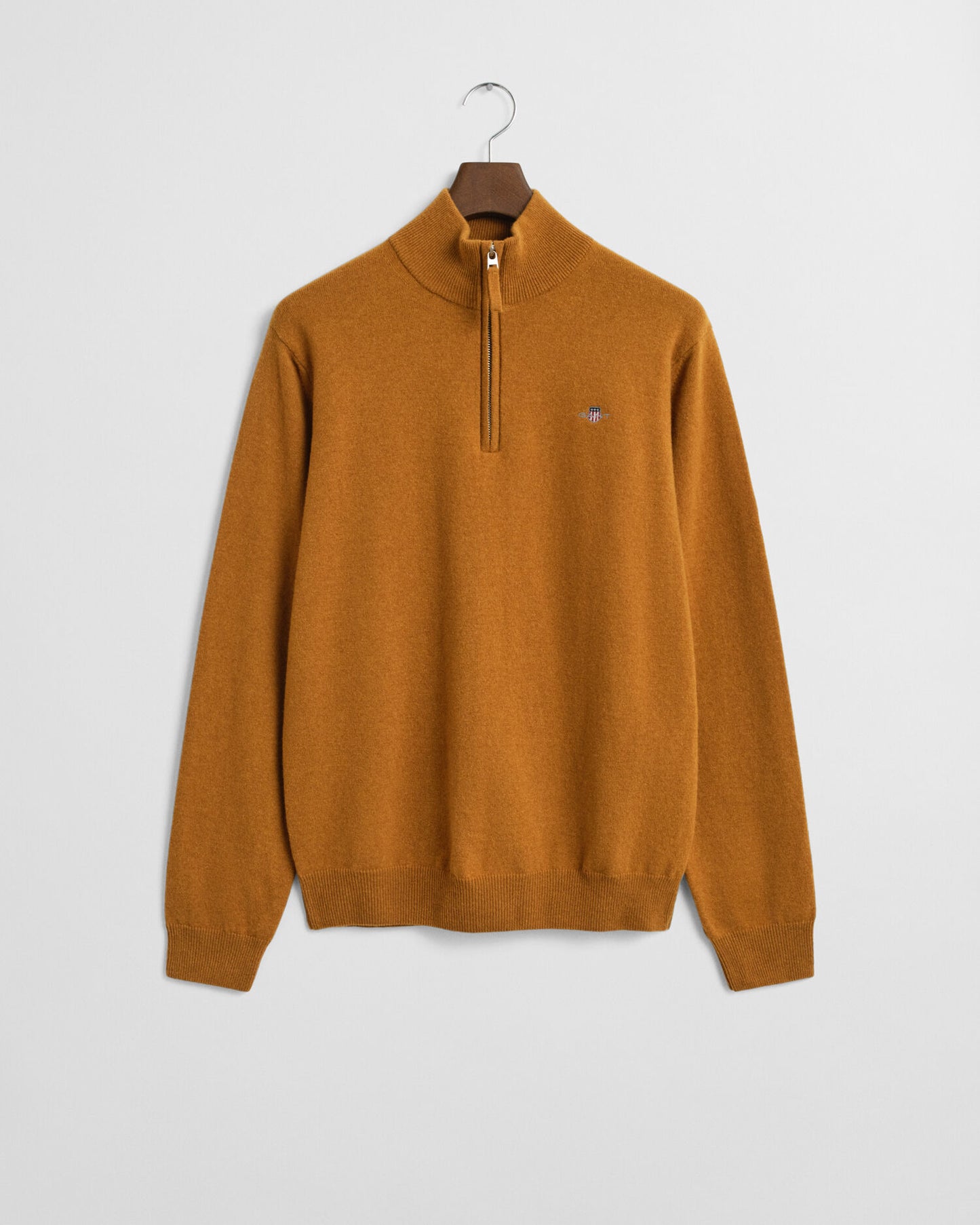 Superfeiner Lammwoll-Half-Zip-Pullover
