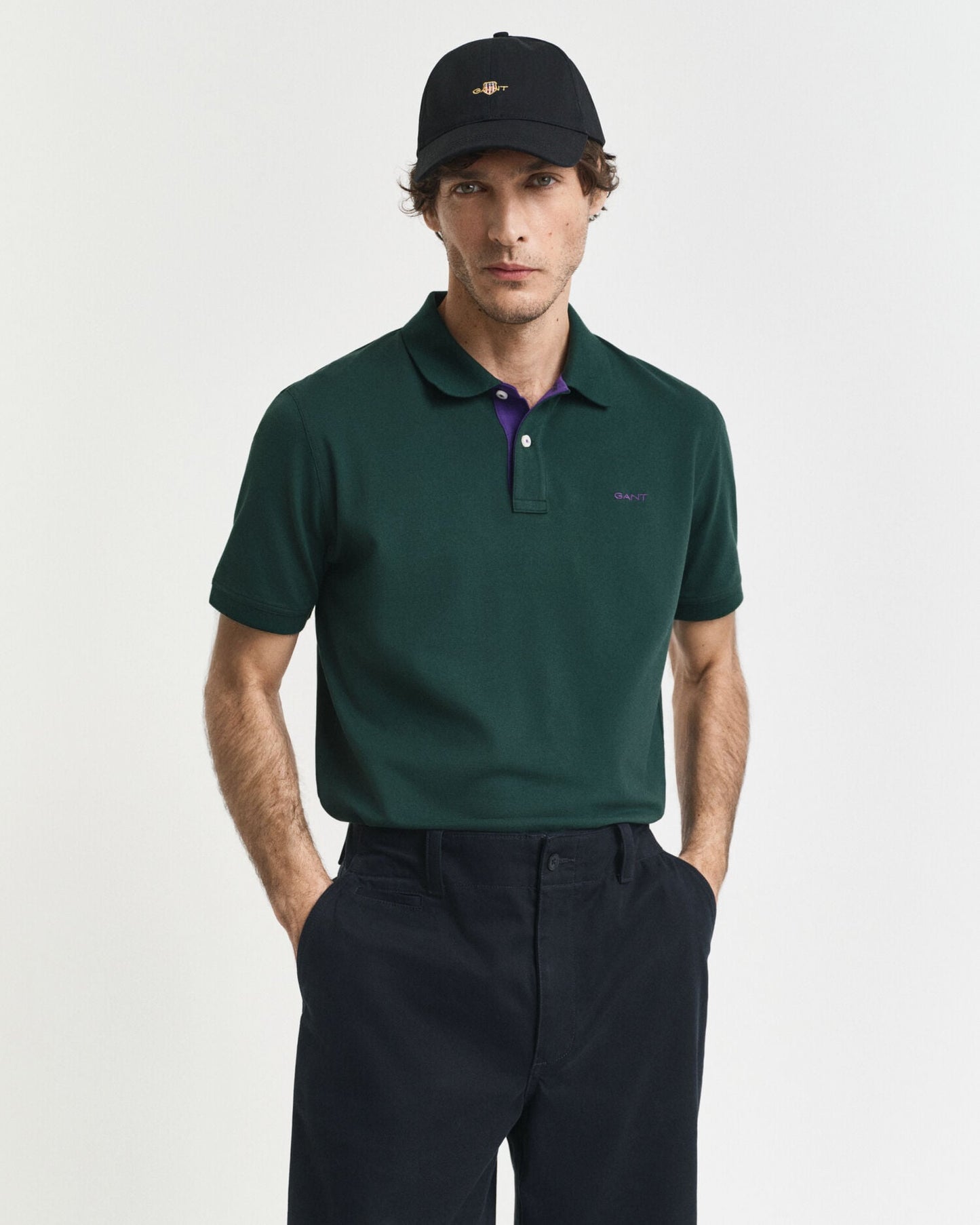 Polo Piqué Contrasté